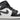 Jordan 1 Mid Black White Iron Grey (GS)