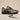 ASICS Gel-Nimbus 10.1 Black Rose Gold sneaker with extended black laces on neutral background, side view detail
