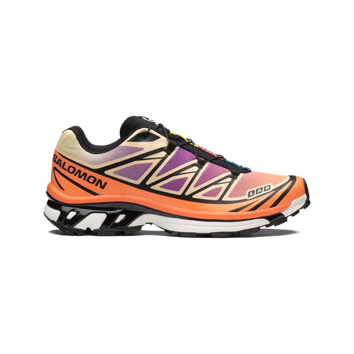Salomon XT-6 Black Almond Dragon Fire